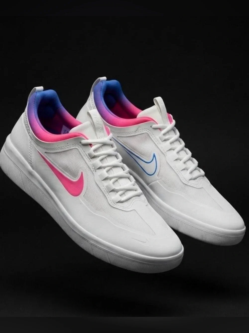 Nike SB Nyjah Free 2 “Tokyo 2020 Olympics Pack” White Pink Blue Gradient